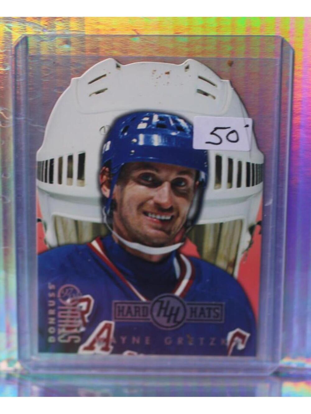 Wayne Gretzky 1997 Donruss Studio #1 of 24 Hard Hats 2428/3000 Hockey Card RARE